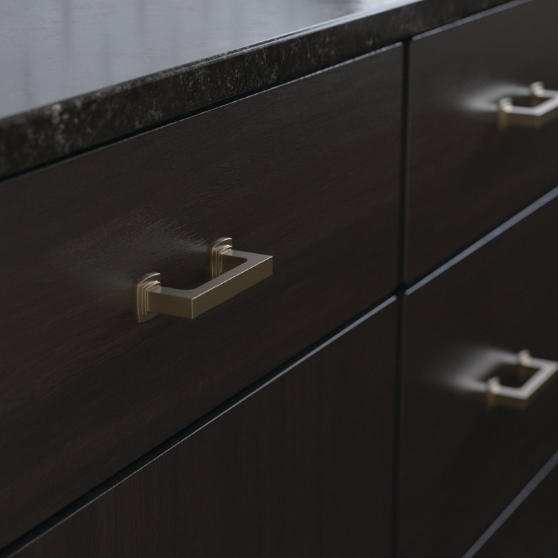 Parow 3" Center Bar Pull Multipack, Champagne Bronze, 3" Center to Center