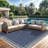 Blue/Gray Geometric Indoor/Outdoor Rug-2022483973