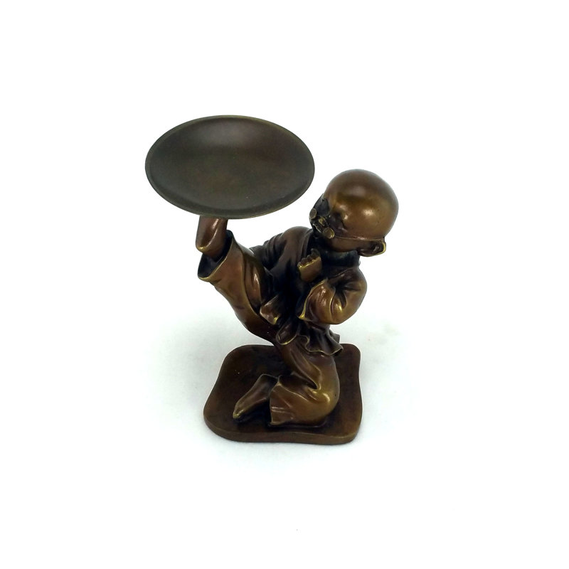 4'' H Brass Tabletop Tealight Holder