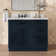 Tidworth 42'' Solid Wood Single Bathroom Vanity with 1.5'' Carrara Marble Top, Left Offset Rectangular Sink