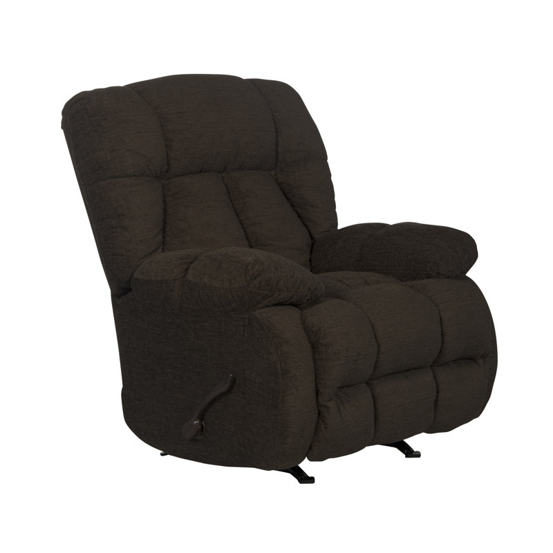 Bhanweri Upholstered Recliner, Chocolate Chenille