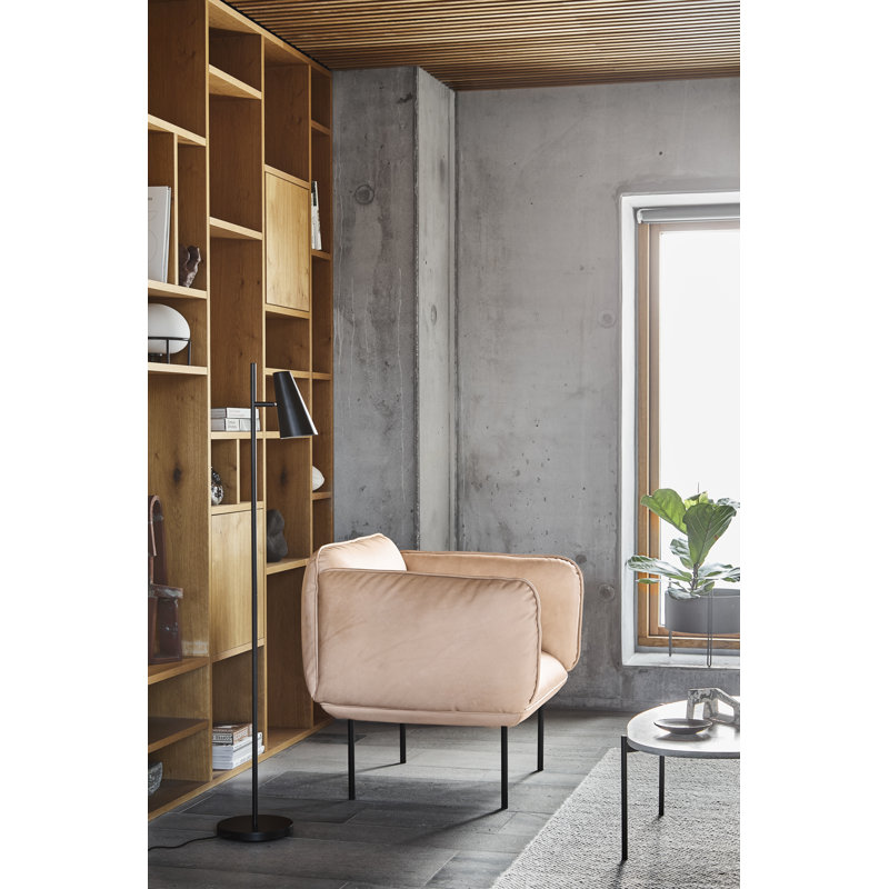 Cono Floor Lamp, Black, Black