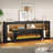 80" Fireplace TV Stand with 50" Electric Fireplace-313311878