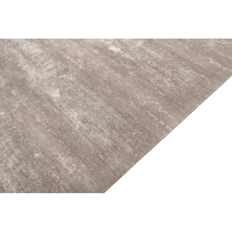 Tapis marocain en laine / coton / viscose rectangulaire fabriqué à la main 5 pi 1 po x 8 pi Moroccan