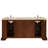 Christine 72'' Double Bathroom Vanity with Stone Top-1955143418