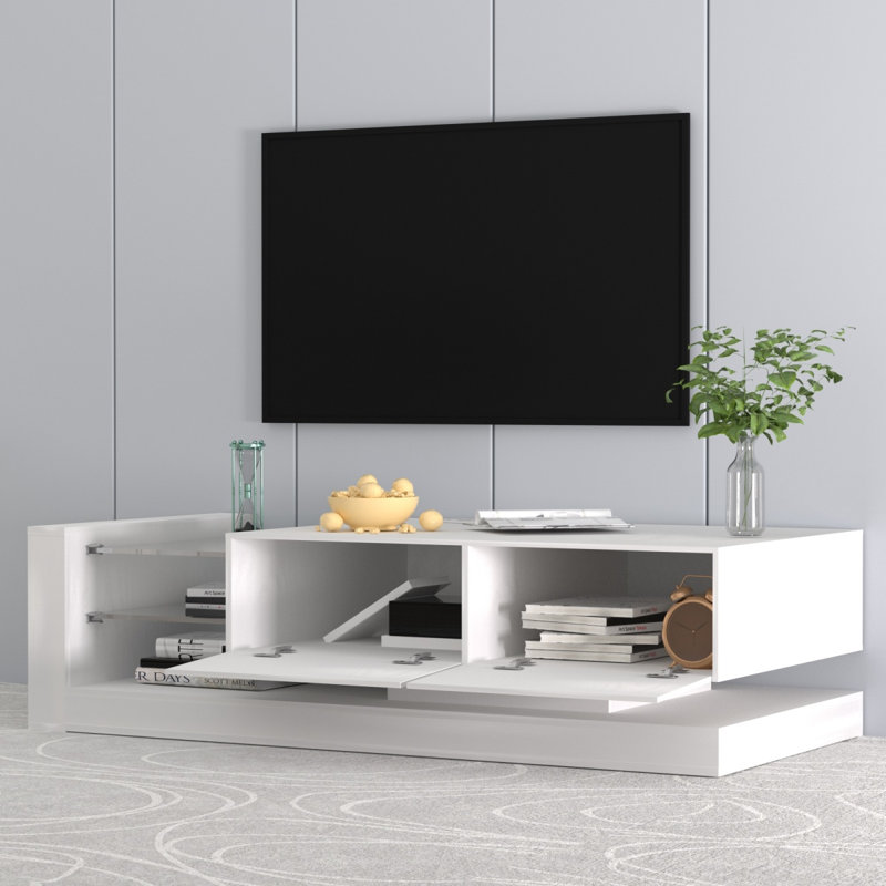 Console de télévision avec armoires de rangement