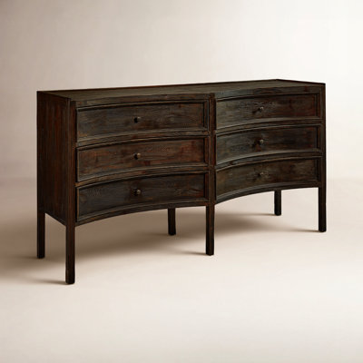 Breanne 72" Wide Pine Wood Buffet Table