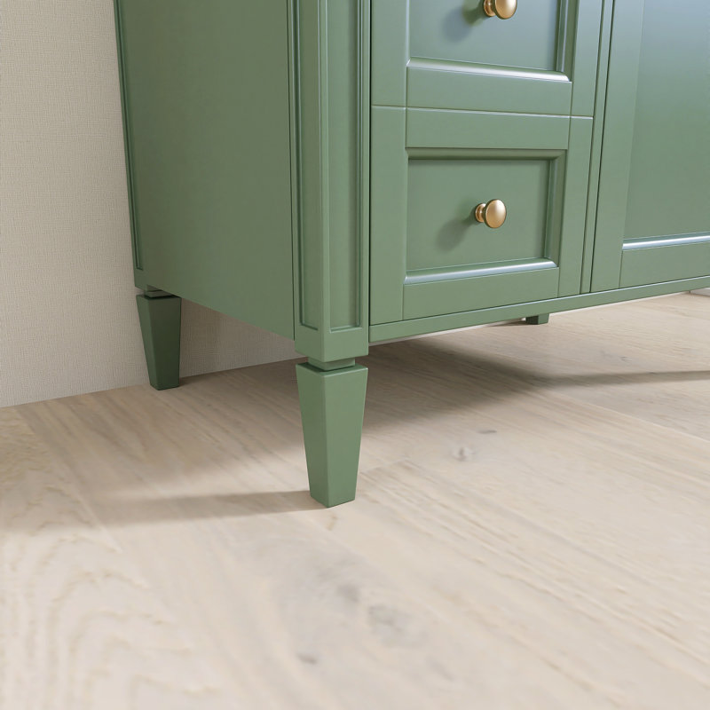 Ensemble de meuble-lavabo autoportant 30 po avec comptoir en céramique 30 po, Vert