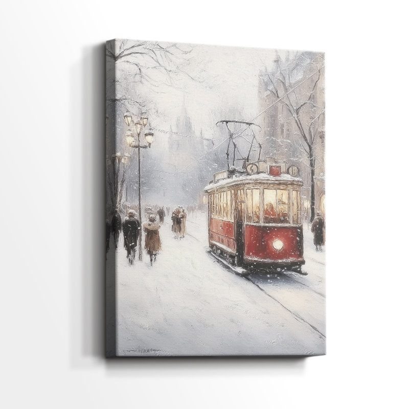 Toile tendue Frostlit Dawn, H 18 po x l 12 po