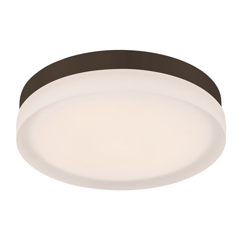 Slice 1 - Light LED Flush Mount, Brushed Nickel, 2.5" H x 8.88" W x 8.88" D