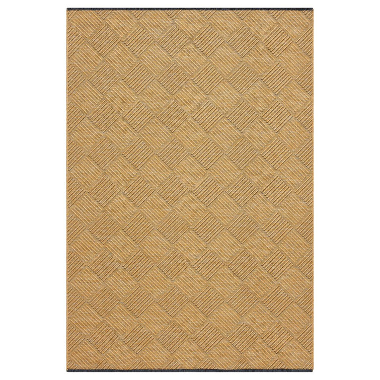 Modern Checkered Non-Slip Washable Area Rug