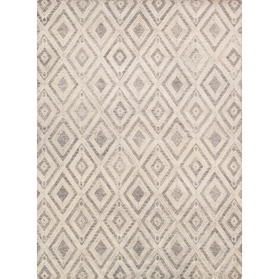 Moroccan Area Rug in Silver