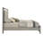 Carthage Wood Queen Size Panel Bed, Gray-124342741