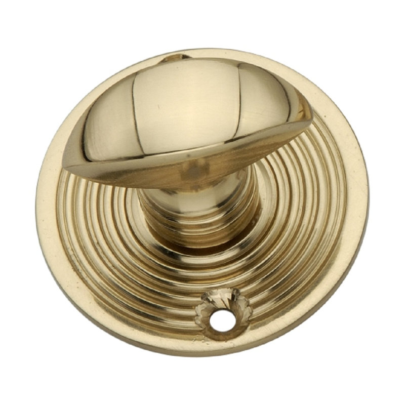Beehive Turn & Release, Polished Brass