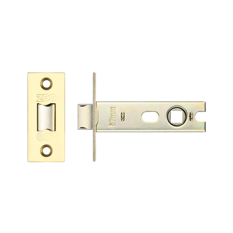 Project Tubular Latch, Satin Stainless Steel, 6cm H x 2.5cm W x 7.6cm D