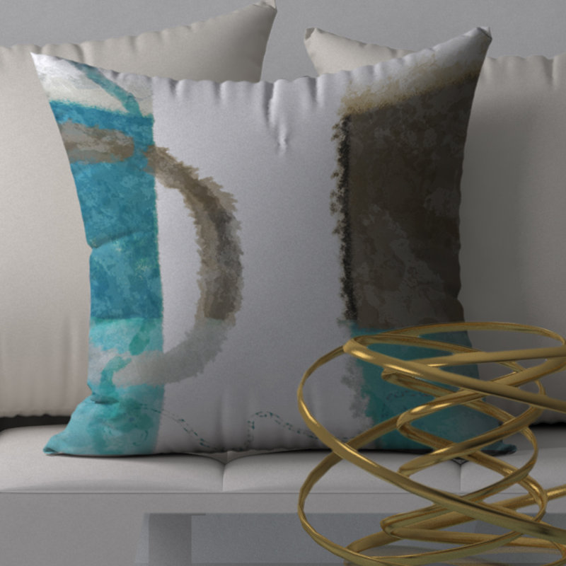 Housse de coussin carrée à fossette Lucky, 20 po x 20 po