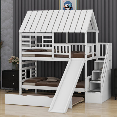 Lilith Kids Twin Over Twin Bunk Bed by Harper Orchard