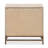 Demmer 2 - Drawer Nightstand in Beige