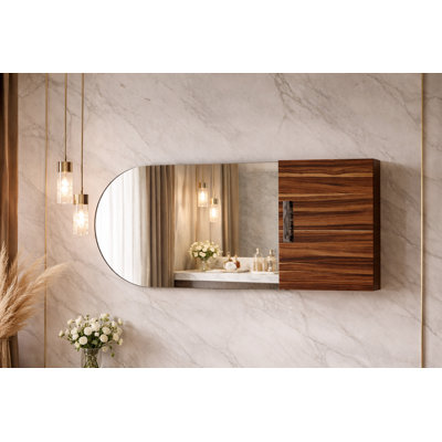 Infinity D-Shaped Mirror