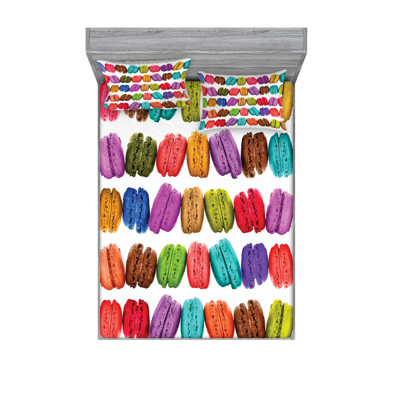 Microfiber Sheet Set, Queen Sheet Set with Fitted Sheet