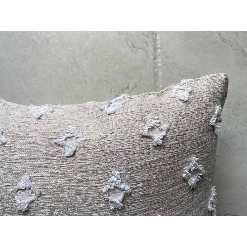 Housse de coussin Floral, Beige