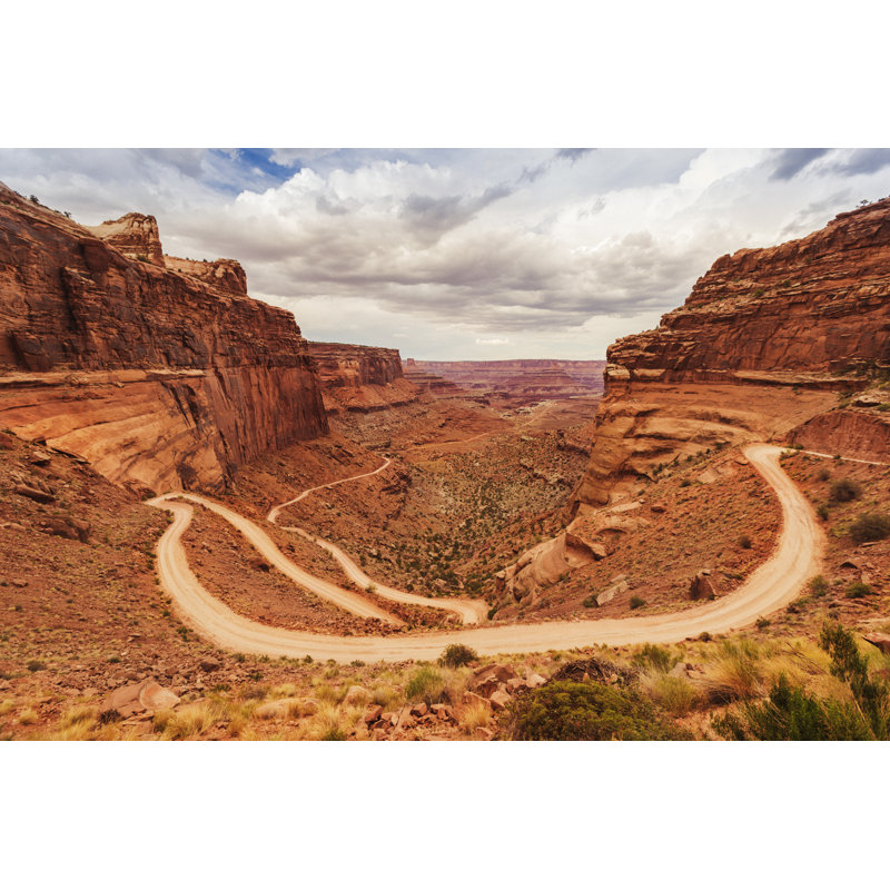 Off Road Shafer Trail by Piola666 - Wrapped Canvas Print, 30cm H x 46cm W x 3.8cm D