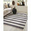 Tapis bleu marine en coton noué à la main Priolo-1010212658