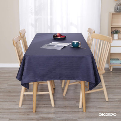 Decorations Table Cloths Jacquard Design Pattern Water Resistant Wrinkle Free Rectangle Decorative Tablecloths