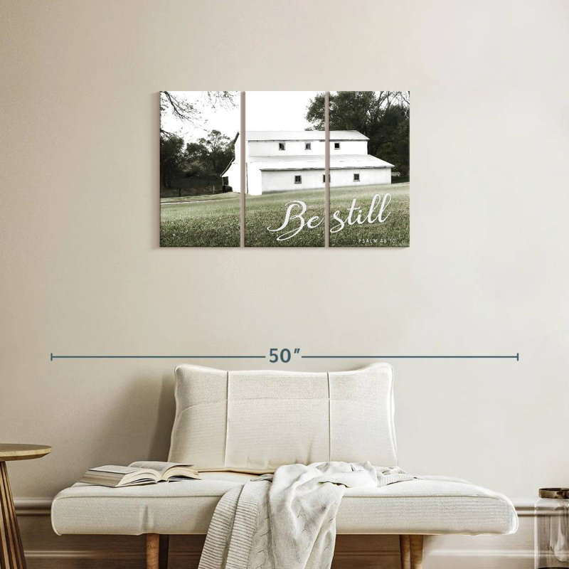 Lilie Be Still Barn, 20" H x 33" W