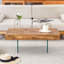 Cohette MDF Coffee Table with Tempered Glass Legs-115277795