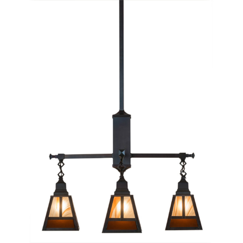 T" Mission" 4 - Light Chandelier
