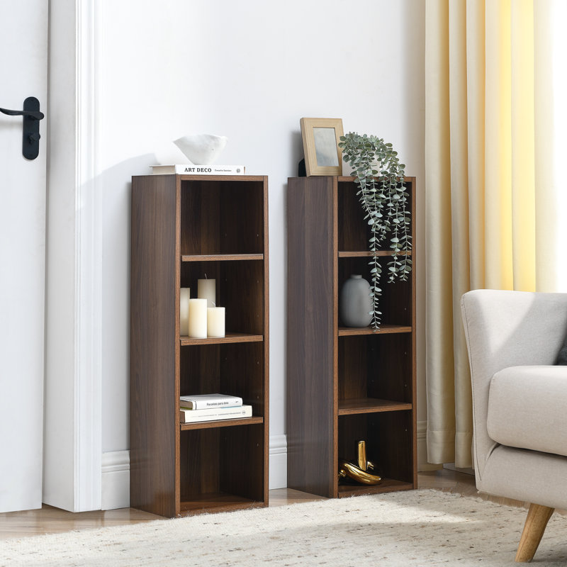 180cm H x 29.5cm W Standard Bookcase, Walnut