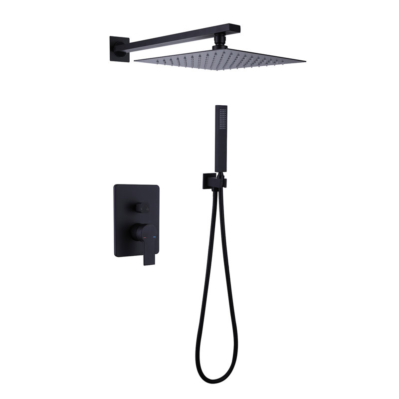 All-In-One Kit with Rough in-Valve, Matte Black