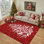 Tapis décoratif lavable de Noël avec envers antidérapant