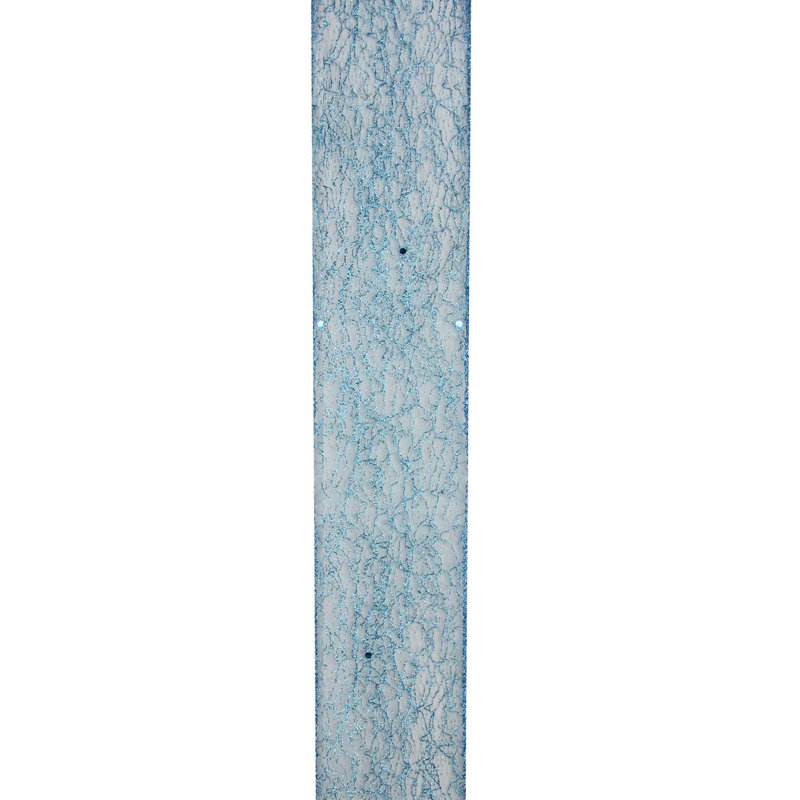 Bobines de ruban bleues et scintillantes pour club de Noël - 2,5 po x 120 verges Club