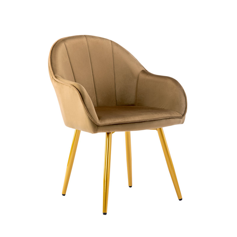 Isaiah Upholstered Dining Chair, Champagne
