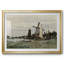 Moulin à vent à Zaandam-Claude Monet - reproduction d'art avec passe-partout et verre - 1871-586255626-586255627-586255666