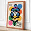 Berlin Blumen Exhibition Mid-Century - Wrapped Canvas-260404198-260404204