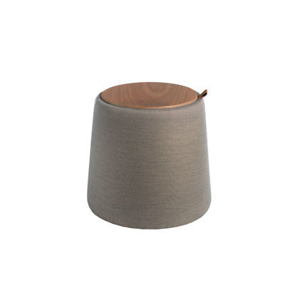 44cm Wide No Pattern Pouffe Ottoman