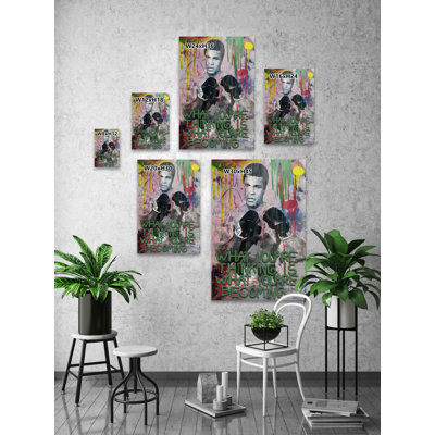 «G.O.A.T.» Impression sur toile tendue