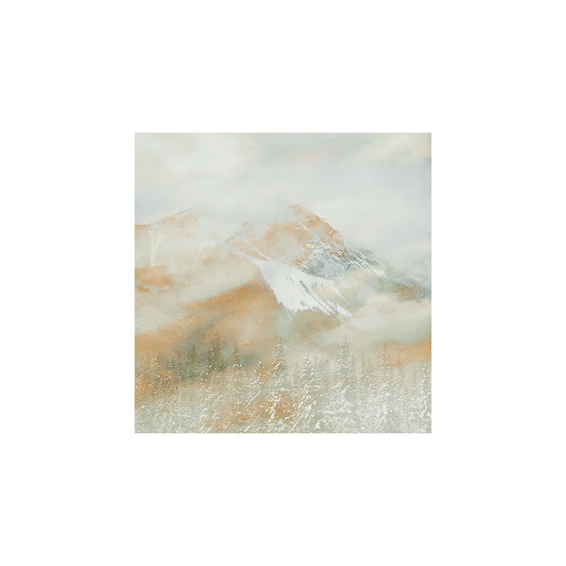 «Banff Gold Painted Christmas», impression sans cadre, H 12 po x l 12 po