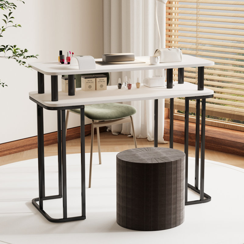 Table à manucure professionnelle, poste de manucure avec collecteur de poussière électrique