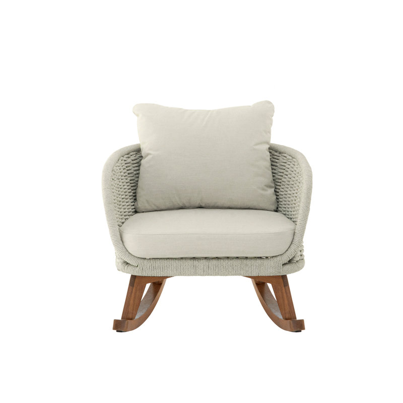 Fauteuil inclinable en chenille 1pc, Beige