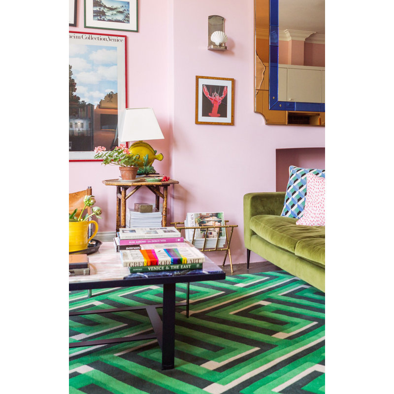 Suzanne Sharp Key Shadow Area Rug, Rectangle 7' x 10'