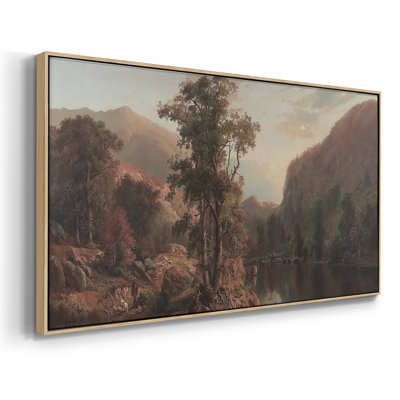 Série paysage - CDLXII - Toile tendue avec châssis tendue, prête à être accrochée