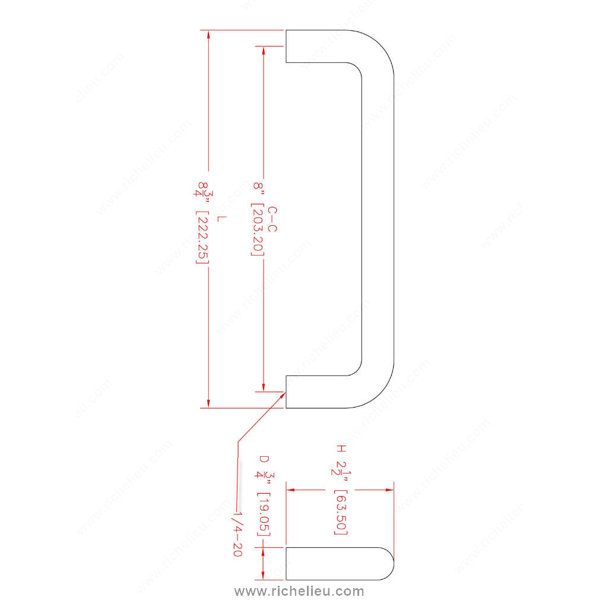 Dimensions du produit