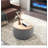 Round Ottoman Comfortable choice, multiple functions, classic design, and cozy corners Set with Storage, 2 in 1 combination, Round Coffee Table-1230323700