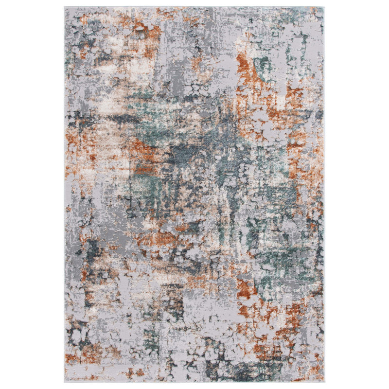 Joonyoung 100 Performance Abstract Rug, Rectangle 8' x 10'