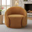 Fauteuil demi-tonneau pivotant de 35,04 po Aunna Nenuphar-1497142483