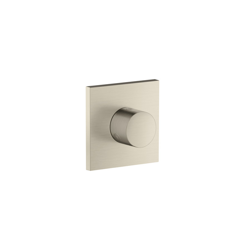 AXOR ShowerComposition Trio/Quattro Diverter Trim in Brushed Black Chrome, Brushed Nickel